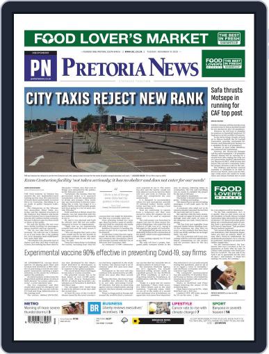 Pretoria News November 10th, 2020 Digital Back Issue Cover