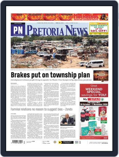 Pretoria News October 30th, 2020 Digital Back Issue Cover