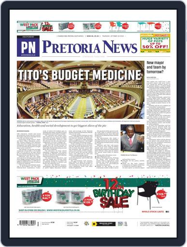 Pretoria News October 29th, 2020 Digital Back Issue Cover