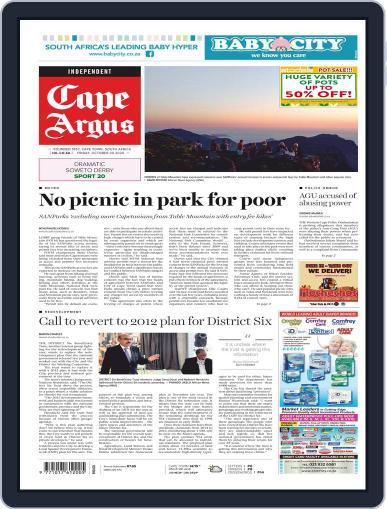 Cape Argus October 30th, 2020 Digital Back Issue Cover