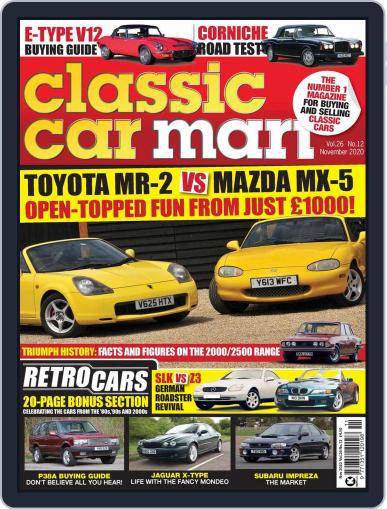 Classic Car Mart November 1st, 2020 Digital Back Issue Cover