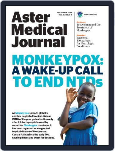 Aster Medical Journal (AMJ) September 1st, 2022 Digital Back Issue Cover