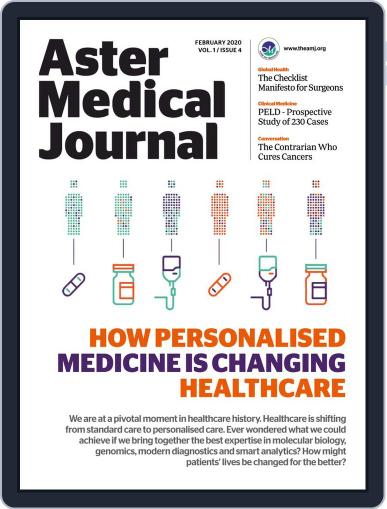Aster Medical Journal ( AMJ) July 1st, 2020 Digital Back Issue Cover