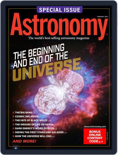 Astronomy January 1st, 2021 Digital Back Issue Cover