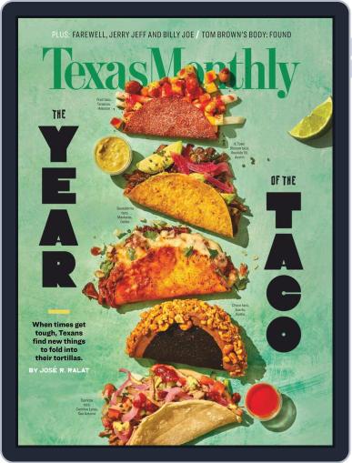 Texas Monthly December 1st, 2020 Digital Back Issue Cover