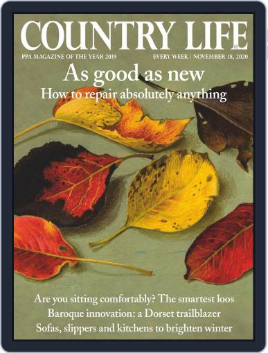 Country Life (Digital) November 18th, 2020 Issue Cover