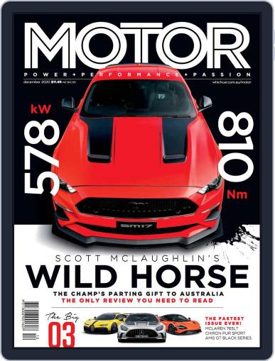 Motor Magazine Australia (Digital) December 1st, 2020 Issue Cover