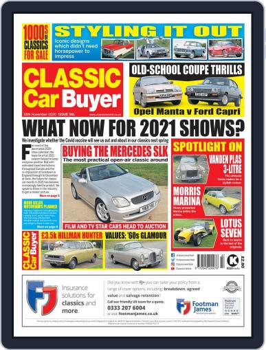 Classic Car Buyer November 18th, 2020 Digital Back Issue Cover