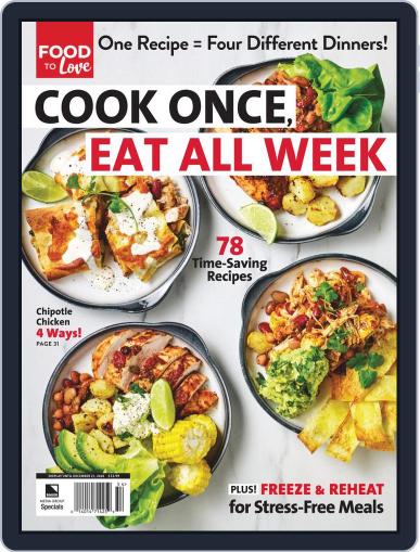 Cook Once, Eat All Week November 16th, 2020 Digital Back Issue Cover