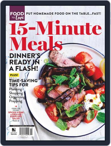 15-Minute Meals November 2nd, 2020 Digital Back Issue Cover