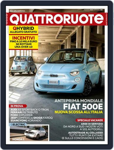 Quattroruote (Digital) August 1st, 2020 Issue Cover