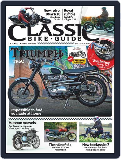 Classic Bike Guide December 1st, 2020 Digital Back Issue Cover