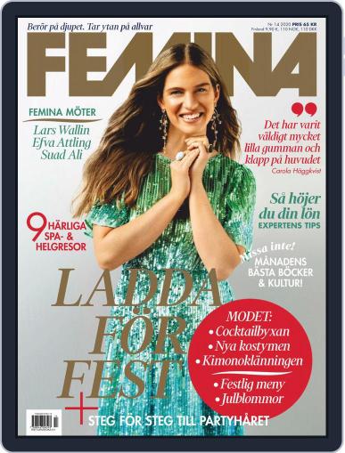 Femina Sweden December 3rd, 2020 Digital Back Issue Cover