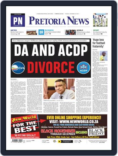 Pretoria News November 24th, 2020 Digital Back Issue Cover