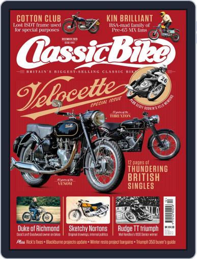 Classic Bike November 25th, 2020 Digital Back Issue Cover