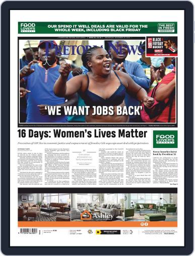 Pretoria News November 25th, 2020 Digital Back Issue Cover