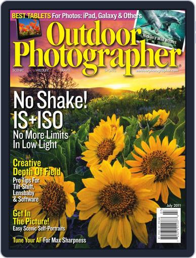 Outdoor Photographer June 15th, 2011 Digital Back Issue Cover
