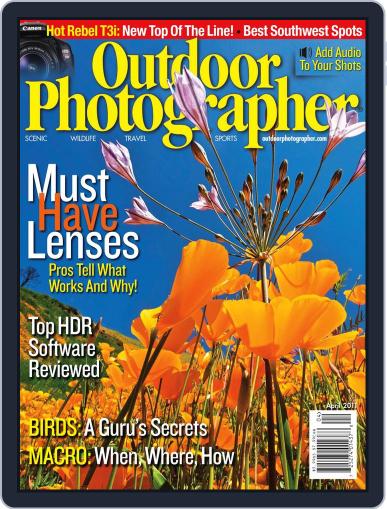 Outdoor Photographer March 17th, 2011 Digital Back Issue Cover