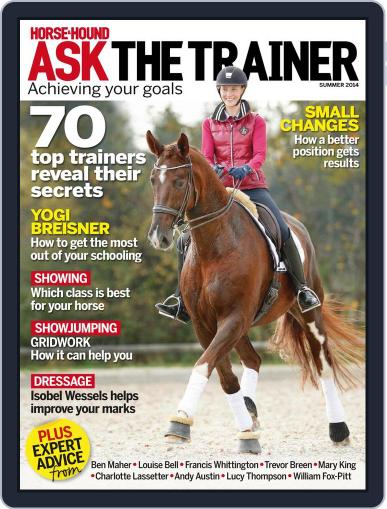 Horse & Hound Ask The Trainer Magazine (Digital) May 21st, 2014 Issue Cover