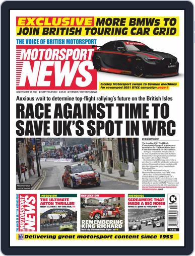 Motorsport News November 26th, 2020 Digital Back Issue Cover