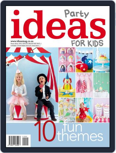 Kids Party Ideas August 30th, 2011 Digital Back Issue Cover