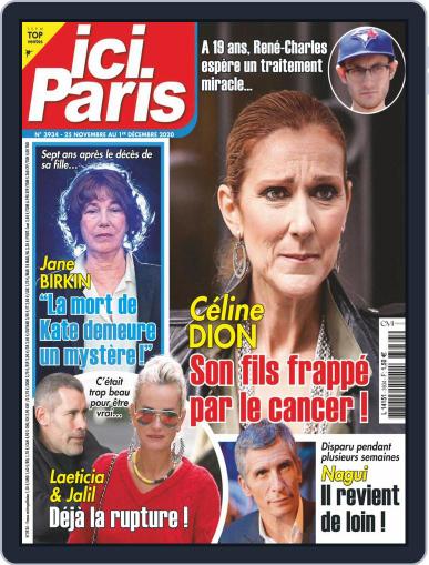 Ici Paris November 25th, 2020 Digital Back Issue Cover