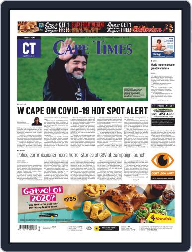 Cape Times November 26th, 2020 Digital Back Issue Cover