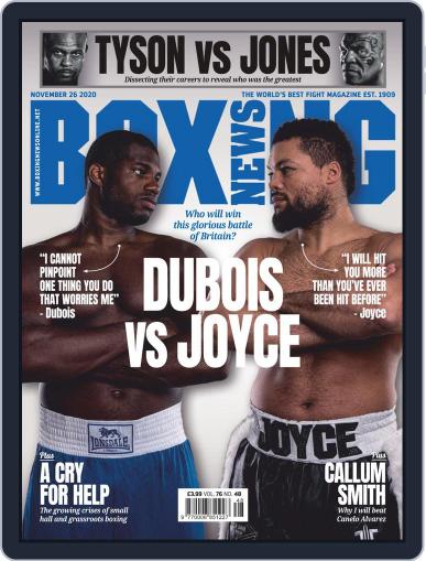Boxing News November 26th, 2020 Digital Back Issue Cover