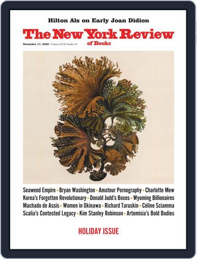The New York Review of Books December 17th, 2020 Digital Back Issue Cover