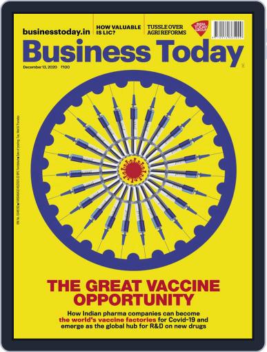 Business Today December 13th, 2020 Digital Back Issue Cover