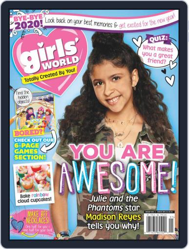 Girls' World January 1st, 2021 Digital Back Issue Cover