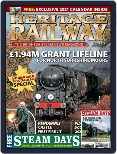 Heritage Railway November 1st, 2020 Digital Back Issue Cover