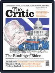 The Critic (Digital) Subscription December 1st, 2020 Issue