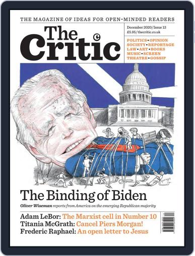 The Critic December 1st, 2020 Digital Back Issue Cover