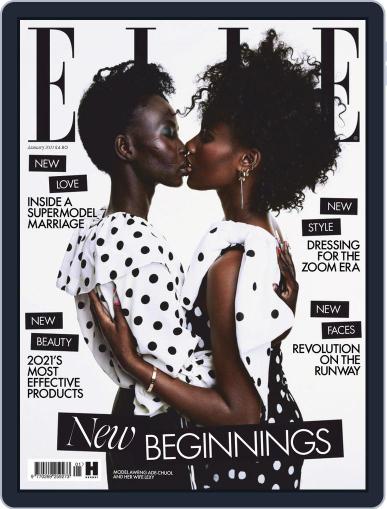 Elle UK January 1st, 2021 Digital Back Issue Cover