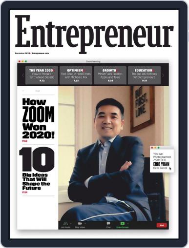 Entrepreneur December 1st, 2020 Digital Back Issue Cover