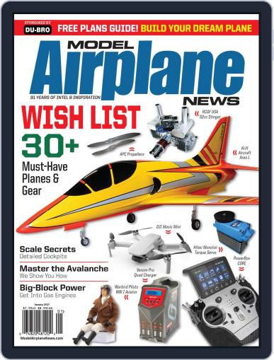 Model Airplane News January 1st, 2021 Digital Back Issue Cover