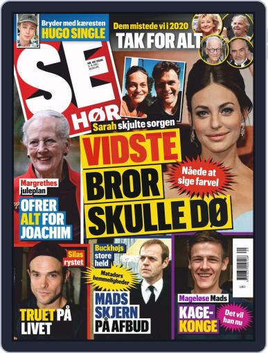 SE og HØR December 2nd, 2020 Digital Back Issue Cover