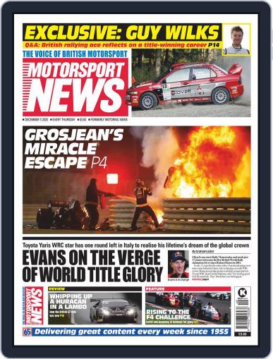 Motorsport News December 3rd, 2020 Digital Back Issue Cover