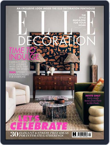 Elle Decoration UK January 1st, 2021 Digital Back Issue Cover