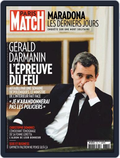 Paris Match December 3rd, 2020 Digital Back Issue Cover