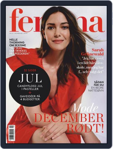 femina Denmark December 3rd, 2020 Digital Back Issue Cover