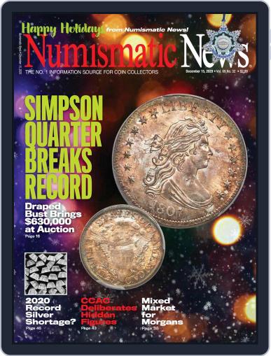 Numismatic News December 15th, 2020 Digital Back Issue Cover