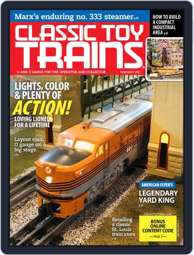 Classic Toy Trains February 1st, 2021 Digital Back Issue Cover