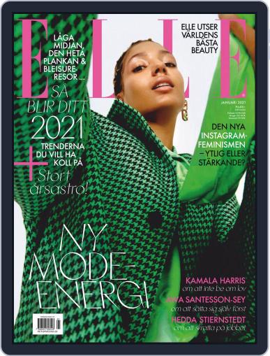 ELLE Sverige (Digital) January 1st, 2021 Issue Cover