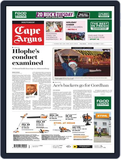 Cape Argus December 7th, 2020 Digital Back Issue Cover