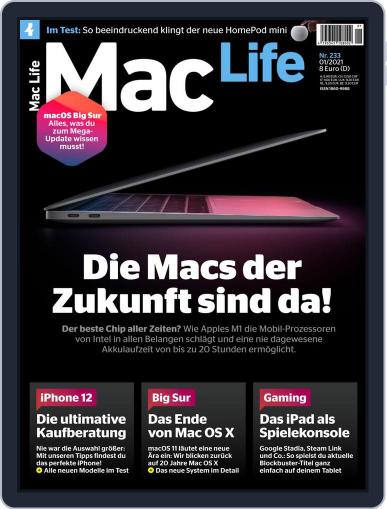 MacLife Germany January 1st, 2021 Digital Back Issue Cover