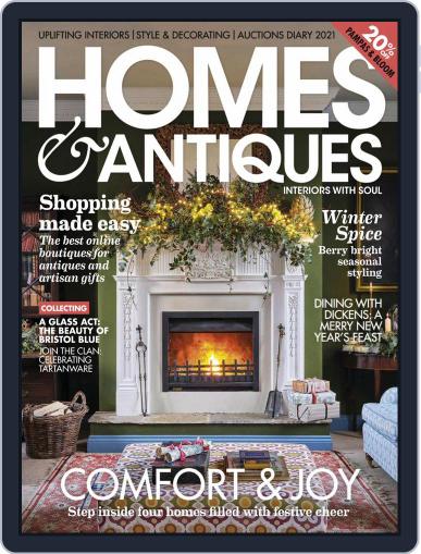 Homes & Antiques January 1st, 2021 Digital Back Issue Cover