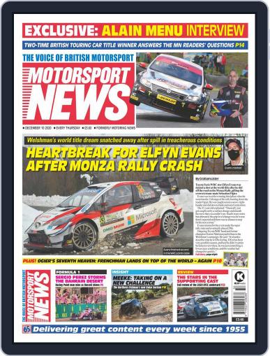 Motorsport News December 10th, 2020 Digital Back Issue Cover