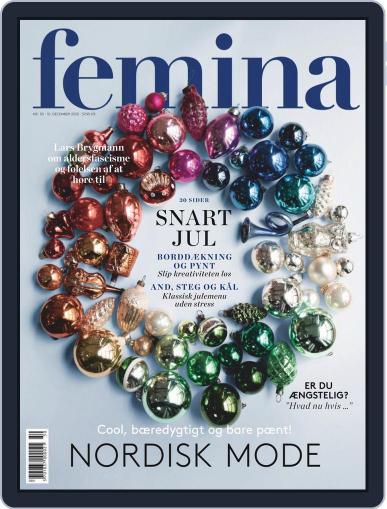 femina Denmark December 10th, 2020 Digital Back Issue Cover
